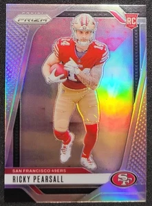RICKY PEARSALL 2024 PANINI PRIZM SILVER PRIZM RC #383 SAN FRANCISCO 49ERS - Picture 1 of 2