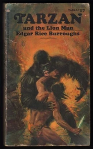 Tarzan and the Lion Man, Edgar Rice Burroughs, (Ballantine #17), Abett Art - Bild 1 von 4