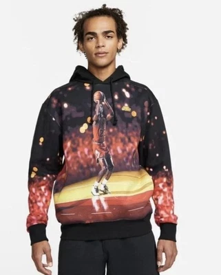 Pulôver com capuz Nike Air Jordan Jumpman lã DC9610-010 masculino tamanho G novo com etiquetas - Imagem 1 de 4