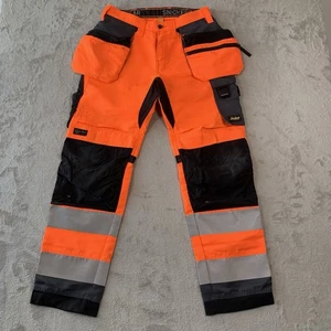 Pantalones de trabajo Snickers para hombre W 33 L 31 naranja 6230 alta visibilidad comercio de alta visibilidad - Imagen 1 de 22
