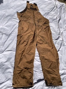 Neu mit Etikett Herren 2XL TALL RIDGECUT TOUGHWEAR GESTEPPT GEFÜTTERT ISOLIERT ENTE LATZHOSE - Bild 1 von 20
