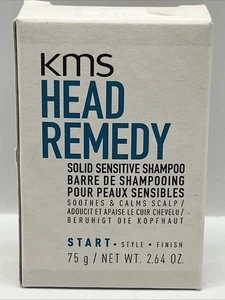 KMS Head Remedy Solid Sensitive Shampoo Bar Soothes & Calms Scalp 2.64 Oz - Picture 1 of 5