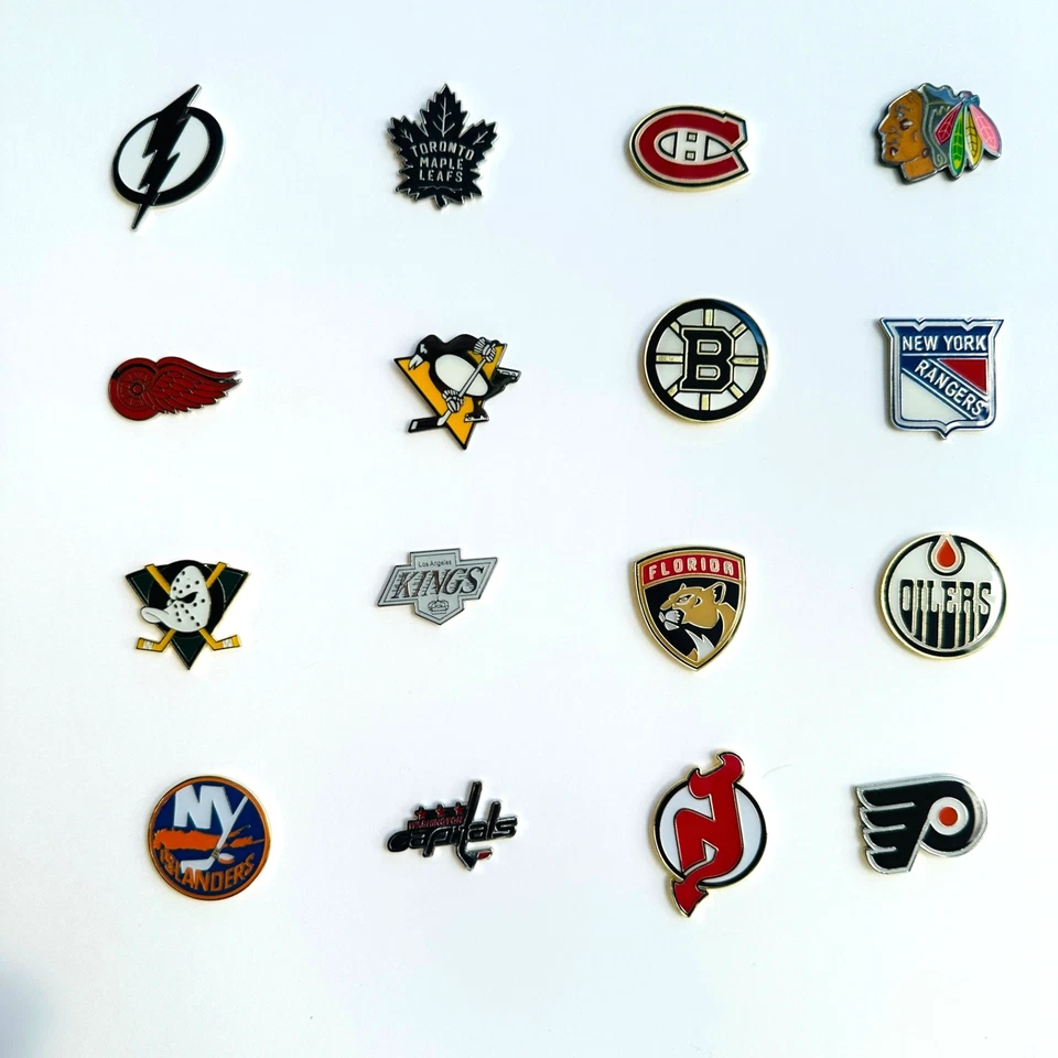 Pin NHL Hockey Teams 1 inch Collectible Souvenir Gift Lapel Hat Logo FAST SHIP - Image 1 of 1