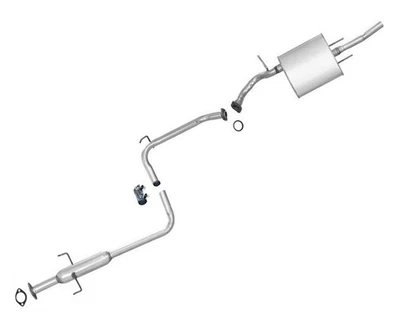 Resonador y silenciador para Toyota Corolla 1,6 L tracción delantera 1990-1992 Foto 1 de 4