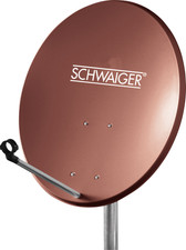 Schwaiger SPI550.2 SAT Antenne 60cm Reflektormaterial: Stahl Ziegel-Rot
