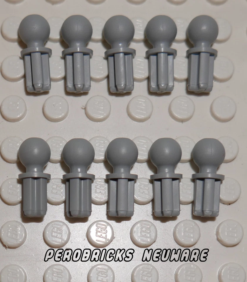 Lego Technik Technic 10 x Verbinder Kugelpins #2736 neu-hellgrau NEUWARE - Bild 1 von 1