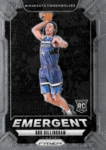 2024-25 Panini Prizm - Rob Dillingham (RC) Emergent #24 - Minnesota Timberwolves - Picture 1 of 3