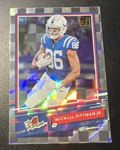MICHAEL PITTMAN DONRUSS ROOKIE "CHECKERBOARD" RIFRATTORE PRIZM SP variante RC - Foto 1 di 12