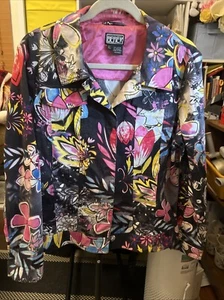 Berek Jacket Large Blazer Colorful Wearable Art Lagenlook Patchwork Retro - Picture 1 of 3