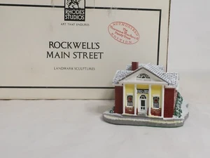 Rockwell's Main Street Series ~ 1990 Bank 6th In Series - Picture 1 of 5