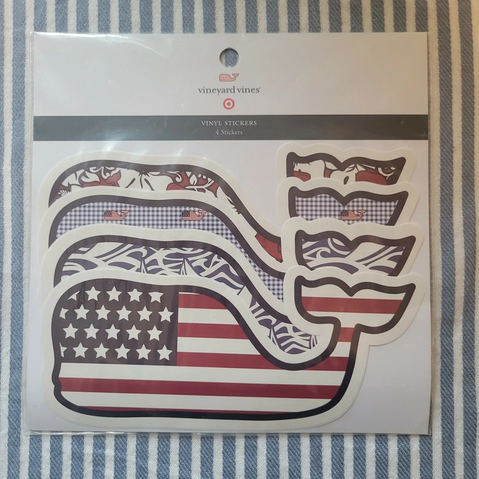 Vineyard Vines × Target - Set of Four Stickers - New & Discontinued - Image 1 of 2