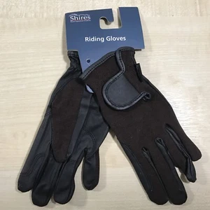 Shires Brown Riding Gloves Xs - Picture 1 of 3
