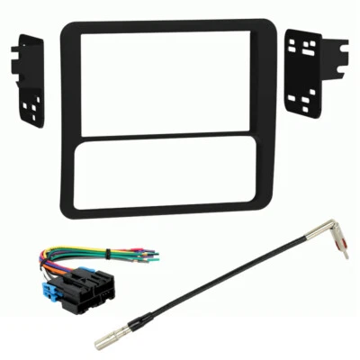 Kit de tablero y cables de instalación de radio DIN doble estéreo para automóvil 95-3027 para camionetas GM SUV Foto 1 de 4