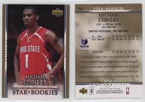 2007-08 Upper Deck First Edition Star Rookies Gold Mike Conley Michael Rookie RC
