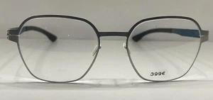 IC Berlin Brille Modell Theda Peral Blue silber blau browline - Bild 1 von 5
