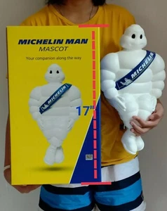 Figura de hombre Michelin tamaño grande de 17" Bibendum camión neumático muñeca publicidad mascota - Imagen 1 de 17