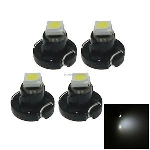 4x White RV T4.2 Blub NEO Dash Twist Socket HVAC Control Lamp 1 1210 SMD LED N10 - Bild 1 von 5