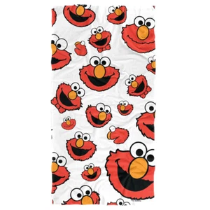 Sesame Street Elmo Face Pattern Officially Licensed Beach Towel 30"x60" - Picture 1 of 6