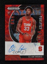 2020-21 Panini Prizm Draft Picks Choice Red 41/88 Elijah Hughes Rookie Auto RC