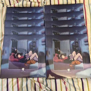 Lofi Girl - 4 AM Study Session - 2 x LP - Blue Vinyl - Chilled Cow - Picture 1 of 5