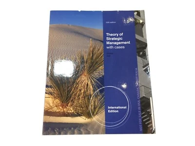 Theory of Strategic Management with cases By Jones Business Ed Management Book - Image 1 of 4