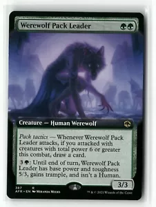 Werewolf Pack Leader 387 Adventures in the Forgotten Realms AFR MTG Magic - Picture 1 of 2