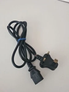 1.2m UK PLUG POWER CABLE - Bild 1 von 5