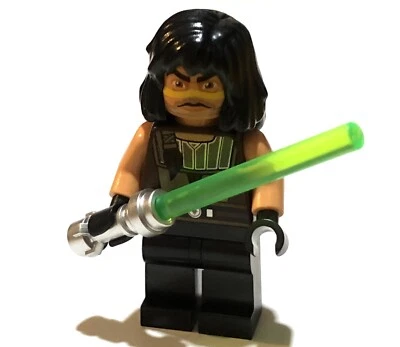 Lego Star Wars Quinlan Vos SW0333  #7964 Republic Frigate Minifigure Lightsaber - Image 1 of 4