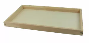Plain Stackable Multi Use Solid Wood Jewellers Display Tray Storage Utility Tray - Picture 1 of 1