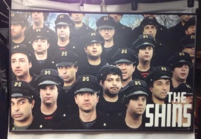 Super Rare 2007 THE SHINS Mounted Framed Indie Rock Acrylic Coated Board Poster - Image 1 of 4