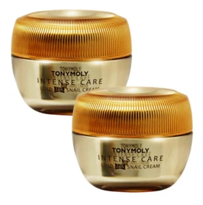 Tonymoly Intense Care Gold 24K Snail Cream 45ml x 2pcs Moisturizing K-Beauty - Picture 1 of 3