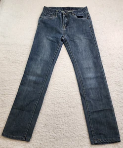 Lucky Brand Jeans Boys 14 Cooper Slim Fit Faded Blue Denim Casual Clean - Picture 1 of 11