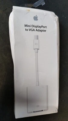 Apple Mini DisplayPort (Thunderbolt 2) to VGA Adapter MB572Z/B a1307 box damage - Image 1 of 3