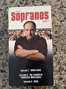 The Sopranos Volume 3 Episodes 7, 8, 9 VHS VCR Video Tape TV Series HBO - Picture 1 of 5