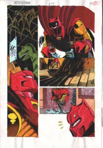 Batman Detective Comics 677 OG Produktion Kunst Echtheitszertifikat signiert Adrienne Roy PG 21 - Bild 1 von 4