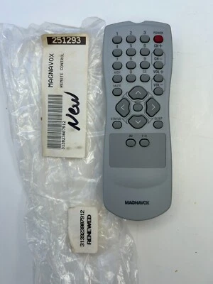 Magnavox RC1112711/17 TV Remote, OEM NOS for 15MF150V 15MF170V 17MF200V 20MF200V - Image 1 of 2
