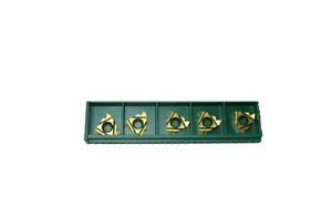 SCREWCUTTING THREADING INSERTS 16NR-AG60 X 5 60 DEGREE CARBIDE INDEXABLE TIPS - Picture 1 of 3