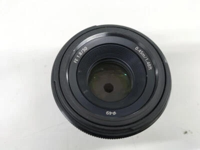 Sony SEL50F18F 50mm F1.8 FE Sony E Mount Photography Camera Lens - Image 1 of 3
