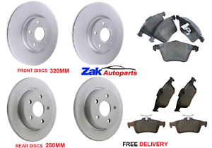 FOR FORD FOCUS ST 2.5 MK2 2005-2011 FRONT AND REAR BRAKE DISCS & PADS SET