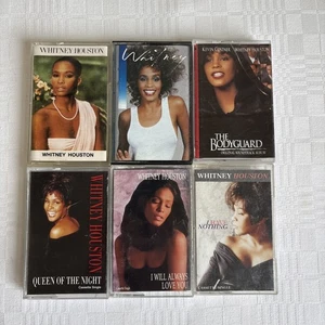 Whitney Houston  Cassette Tape Bundle x 6. R&B Soul Pop Dance. Tested & Working - Picture 1 of 21