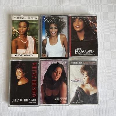 Whitney Houston  Cassette Tape Bundle x 6. R&B Soul Pop Dance. Tested & Working - Image 1 of 4