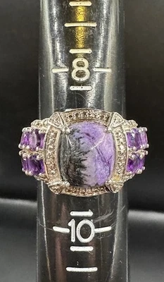 Men's Amethyst Ring - Image 1 of 4