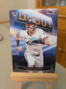 2025 Topps Finest - Debut Refractor #D-9 Connor Norby - Picture 1 of 3