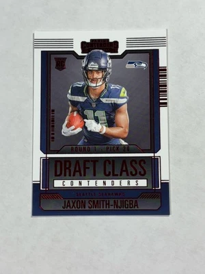 Jaxon Smith-Njigba 2023 Contenders Football Red Draft Class Rookie # 13 Seattle - Image 1 of 2