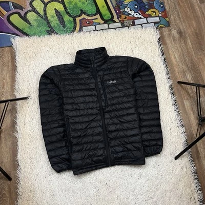 Rab Down Jacket Microlight Pertex Puffer Men Coat Feathers Black size L - Image 1 of 4