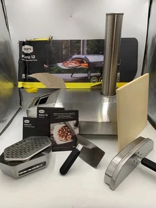 Forno Pizza Ooni Karu 12 Multi Combustibile Portatile da Esterno Acciaio Inox #U443 - Foto 1 di 3
