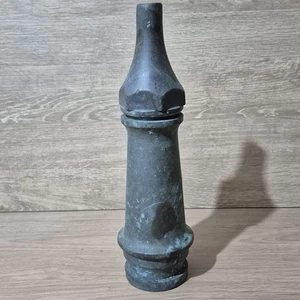 Vintage Welsh Fire Hose Nozzle Brass 1950s Recovered From Local Station - Picture 1 of 12