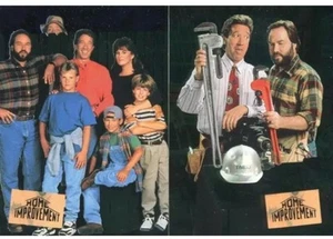 Home Improvement TV Show Foil Stamped Chase Card Set F1 & F2 Skybox 1994 - Bild 1 von 2