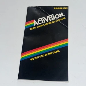 Activision Catalog Brochure Summer 1982 Megamania Pitfall Kaboom Chopper Command - Picture 1 of 9