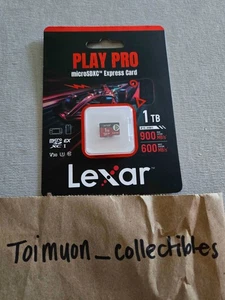 Lexar 1TB Play PRO microSD Express Card UHS-I SDXC 900/600 MB*SAME DAY SHIPPING* - Picture 1 of 6